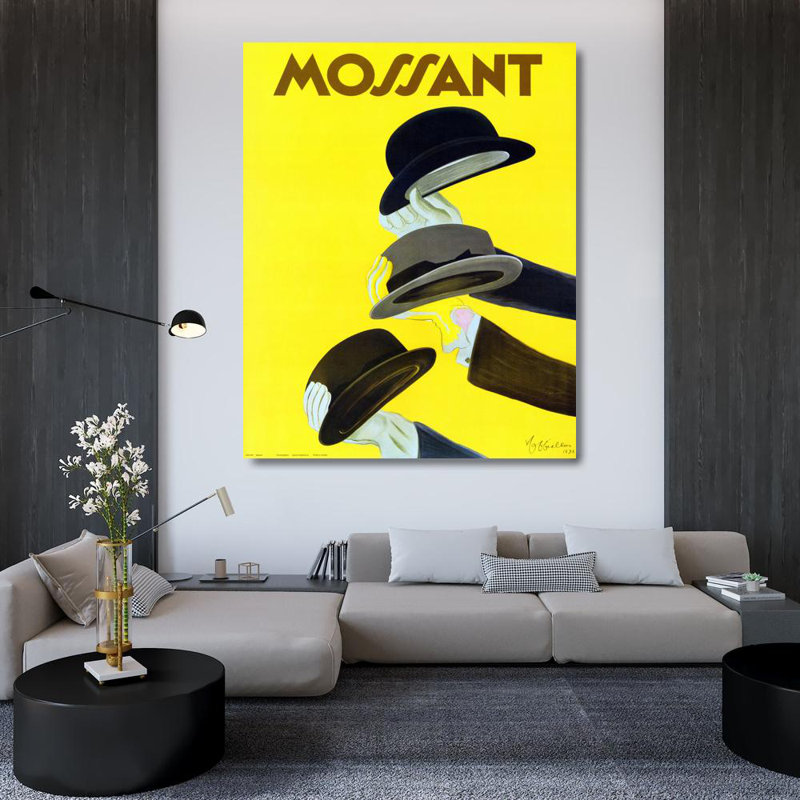 Chapeau Mossant, H 45 po x l 36 po