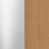White/Teak Wood selected