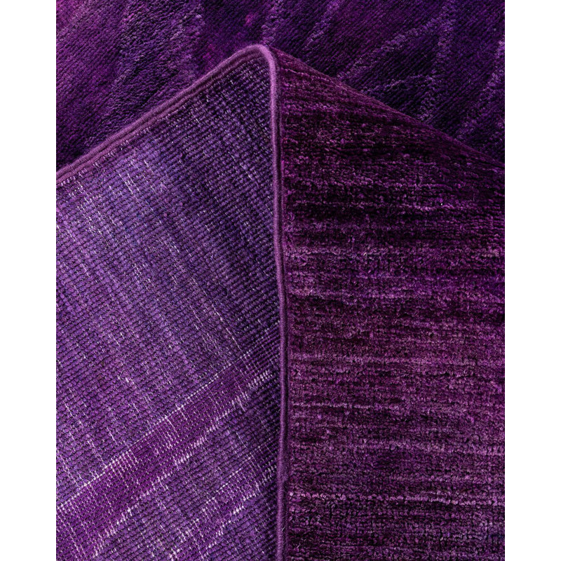 Overyed One-of-a-Kind Rectangle 9' X 12'5" Hand Knotted Area Rug