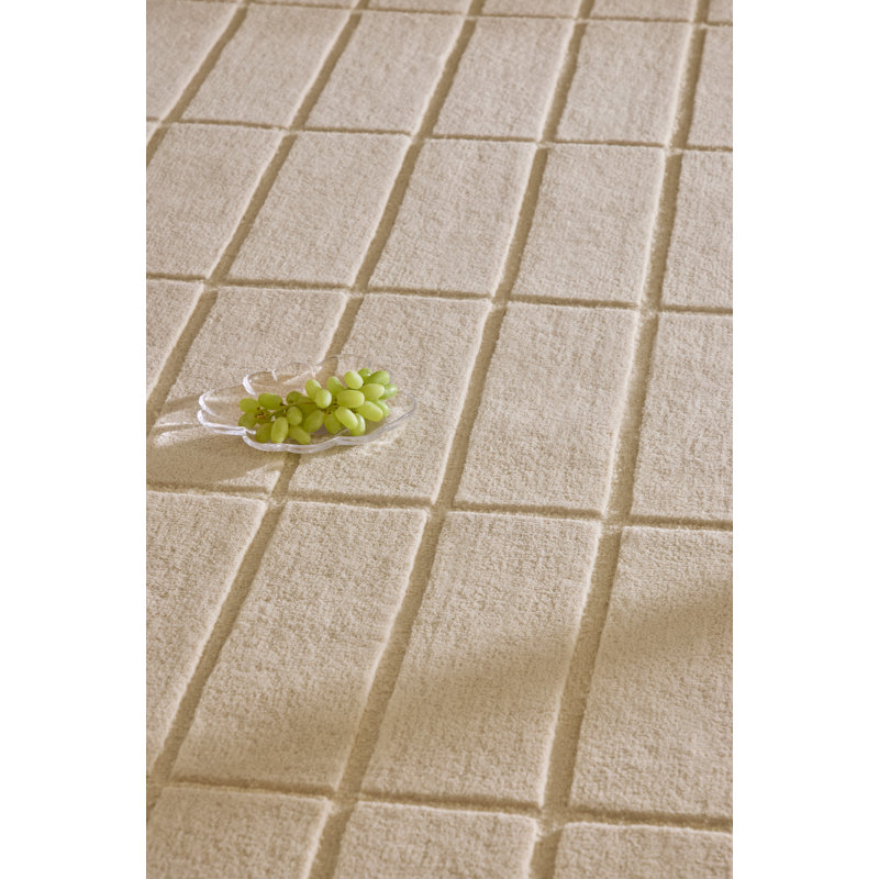 Tiiliskivi Green | 132907, Rectangle 5'7" x 7'10", Natural White