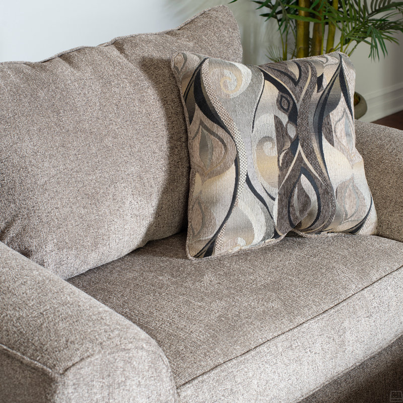 Chaise avec accoudoirs en tissu