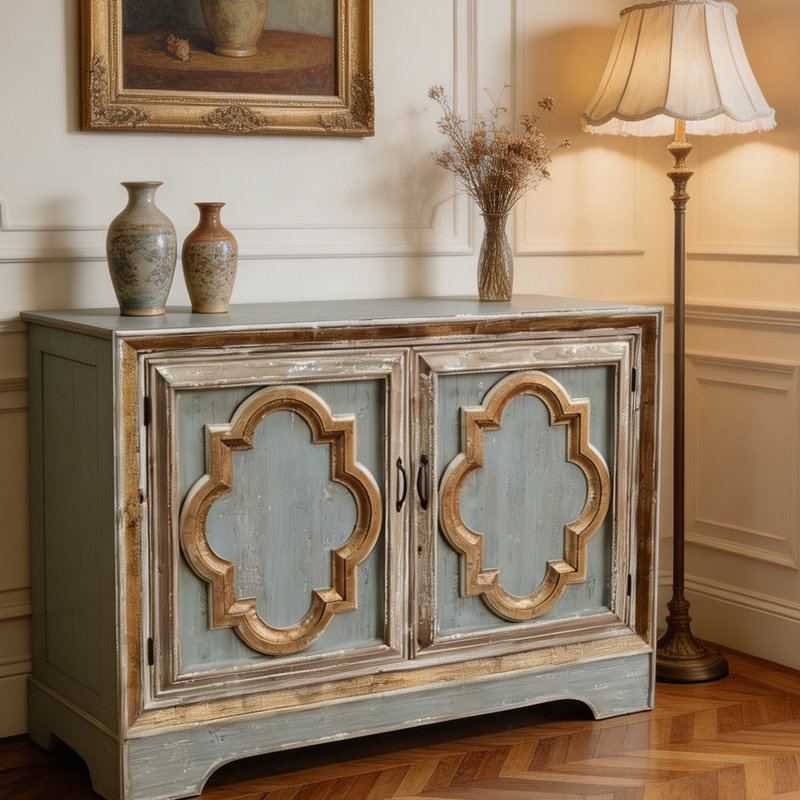 Armoire à double porte de style français