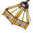 20" High Peaches Bridge Arm Table Lamp