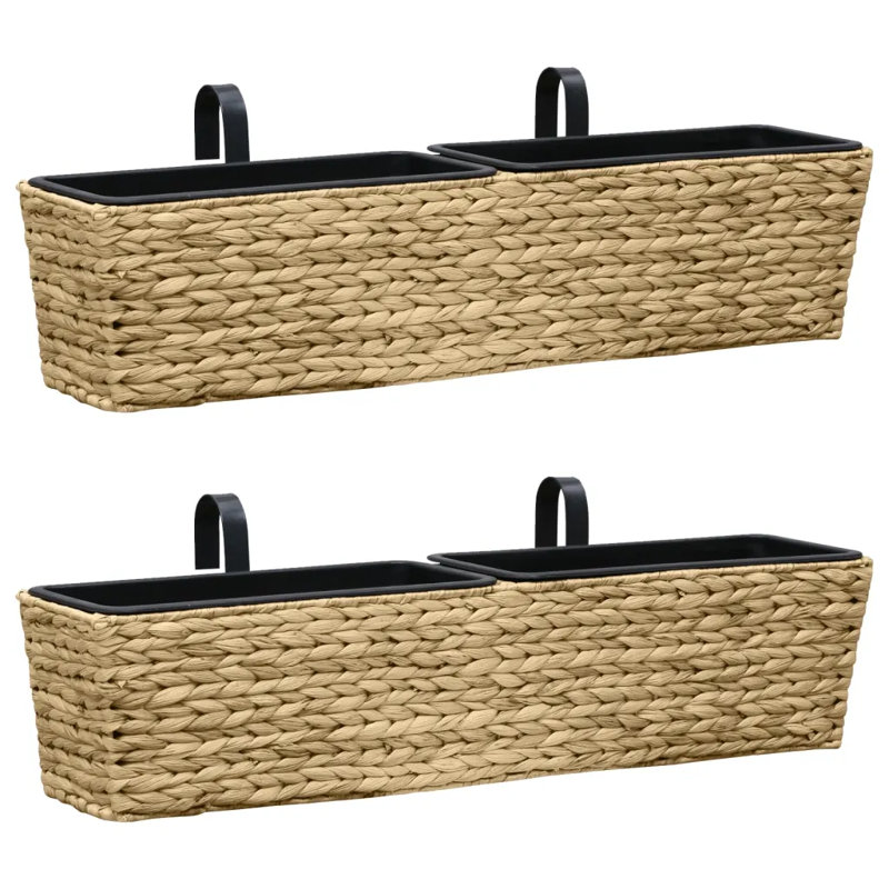Aaradhy Plant Pots 2 pcs Water Hyacinth, Brown