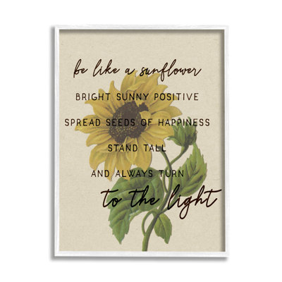 «Be Like A Sunflower», Daphné Polselli