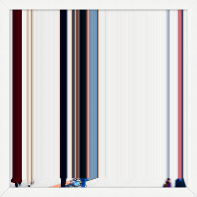 Wendover Art Group Simplistic Reduction 1 By Thom Filicia - Single Picture Frame Painting In Blue;black;ivory