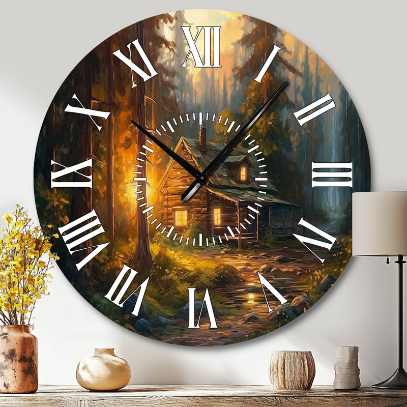 Horloge murale forêt, Grand