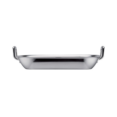 Plat à rôtir en acier inoxydable 16,75 po