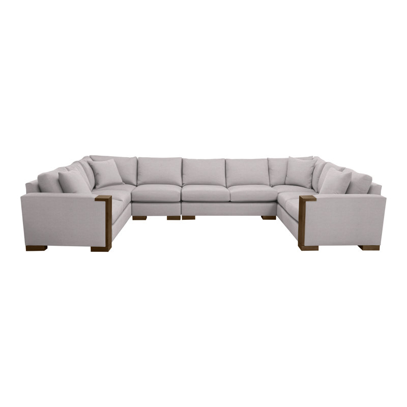 Abingdon By Michael Weiss Corner Sectional, Nadia Linen, Havana