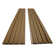 106" x 8.5" Outdoor European Siding System Composite Board Paneling, Weatherproof and UV-Resistant (Set of 2)