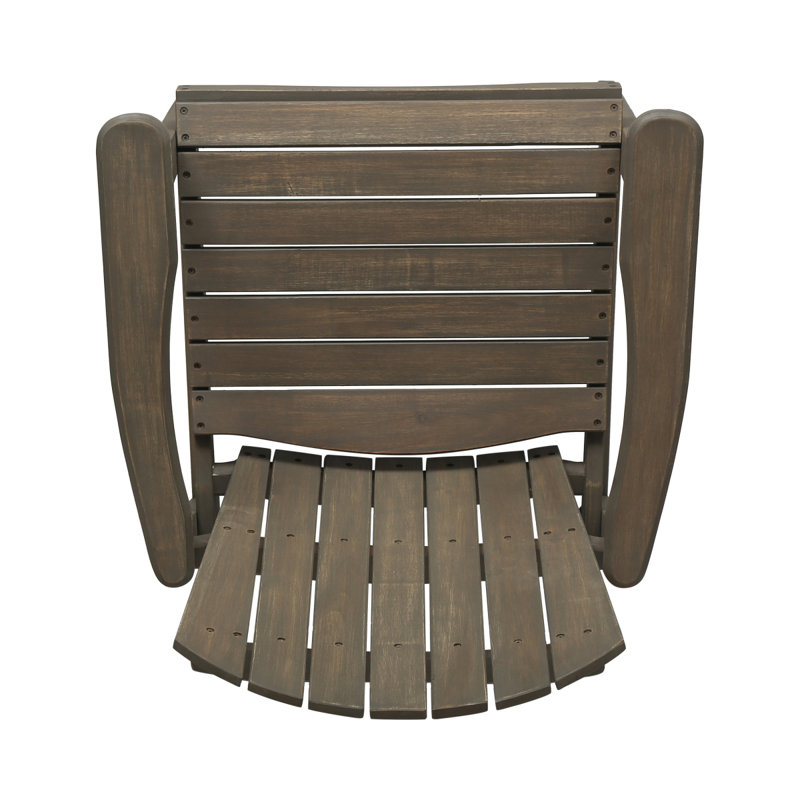 Outsunny Wooden Adirondack Chair, Outdoor Patio Lawn Chair with Cup Holder, Weather Resistant Lawn Furniture, Classic Lounge for Deck, Garden, Backyard, Fire Pit, Sky Blue