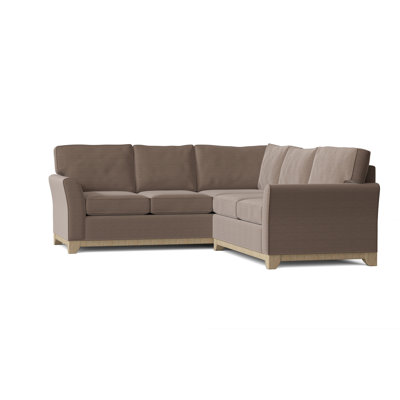 Canapé modulaire en coton de 108 po de largeur Bevins