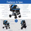 Poussette standard pliable Pet Rover Premium-54834866