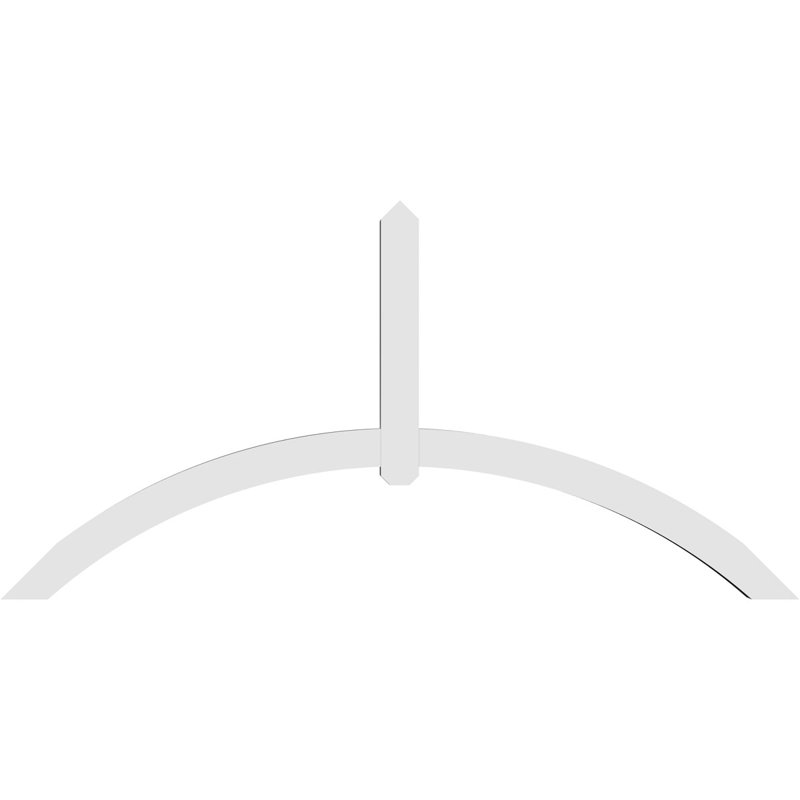 Support pour pignon en PVC Archdale, H 42 po x l 84 po (pas: 12/12), P 4 po x F 4 po