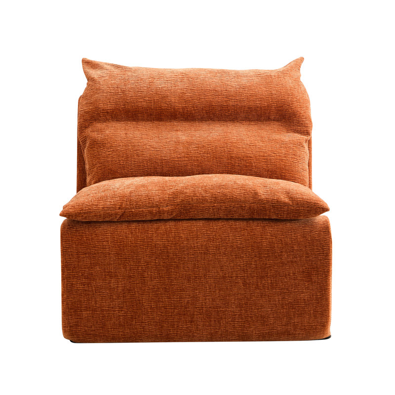 Fauteuil à billes avec accents Modern Modern, Orange