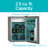 BCRK Series 2.5 cu. ft. Freestanding Mini Fridge with Freezer-18835708