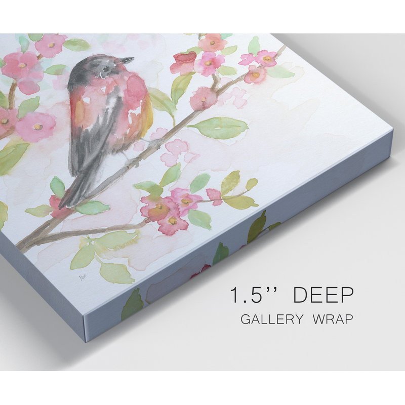 «Spring Song I», ensemble de 2 reproductions d'art sur toile tendue, H 16 po x l 32 po x P 1 po