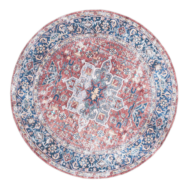 Nolie Oriental Indoor Rug, Round 7'10"
