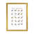Papier encadré doré sélectionné