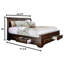 Grand lit-bateau 4 tiroirs Ktina-601927720-601927722