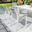 Stemple Aluminum Stacking Patio Dining Armchair, Fully Assembled-134592552-178572644