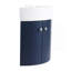 Ensemble de meuble-lavabo d'angle pour petite salle de bain, Ã  fixation murale, avec lavabo en cÃ©ramique