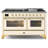 ILVE Majestic II Series 60 inch Dual Fuel Range with 9 Burners, Griddle (Glass Door)-114373850-114373869