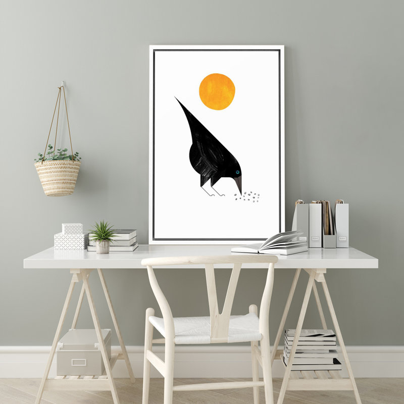 Crow X36, White, 24" H x 16" W