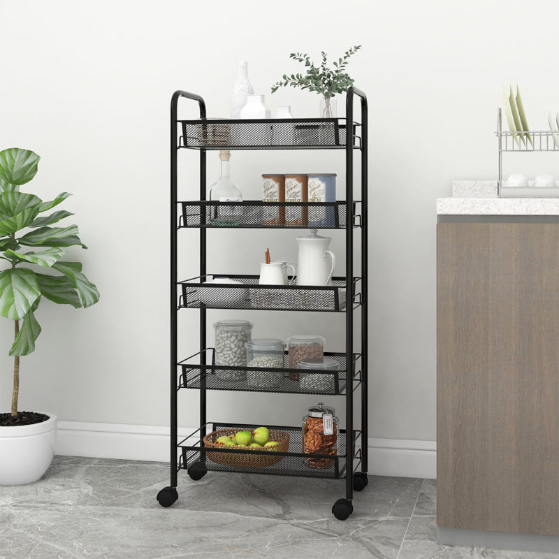Petitt Kitchen Cart, Black