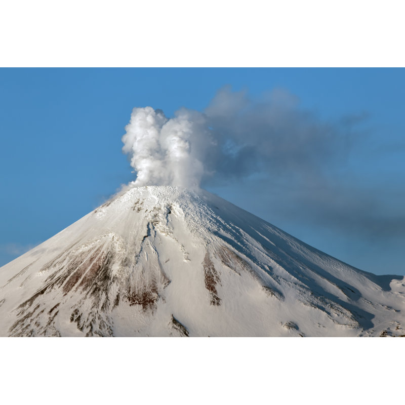 Avachinsky Volcano by Geyzer - Wrapped Canvas Print, 30cm H x 46cm W
