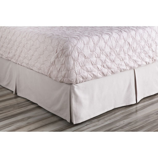 Anniston Tailored Bed Skirt, Twin, Purple