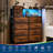 Dresser with Fabric Drawers with 8+3 Drawers for Storage Clothes,4 Side Pockets,Charging Station & LED Lights,Hooks,Shelves,Sturdy Metal Frame,Wood Top for Bedroom Living Room,Hallway,Closet