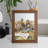 Brown Wood Picture Frame - Set of 8