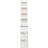 71.25" H Modern White 3 - Side Drawers 4 Small Display Shelves Storage Cabinet With Tier Shelf For Living Room And Office Use In Home Environments-472281324