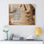 We Are His Workmanship Ephesians - Wrapped Canvas Print-1863078969