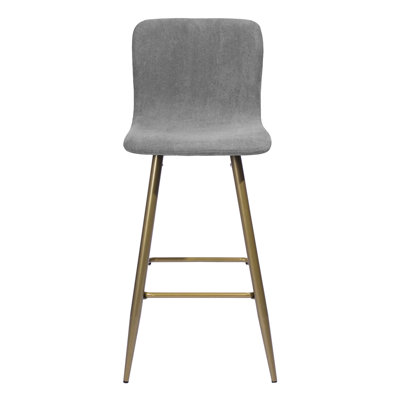 Fuhrman Upholstered Bar Stool with Iron Frame