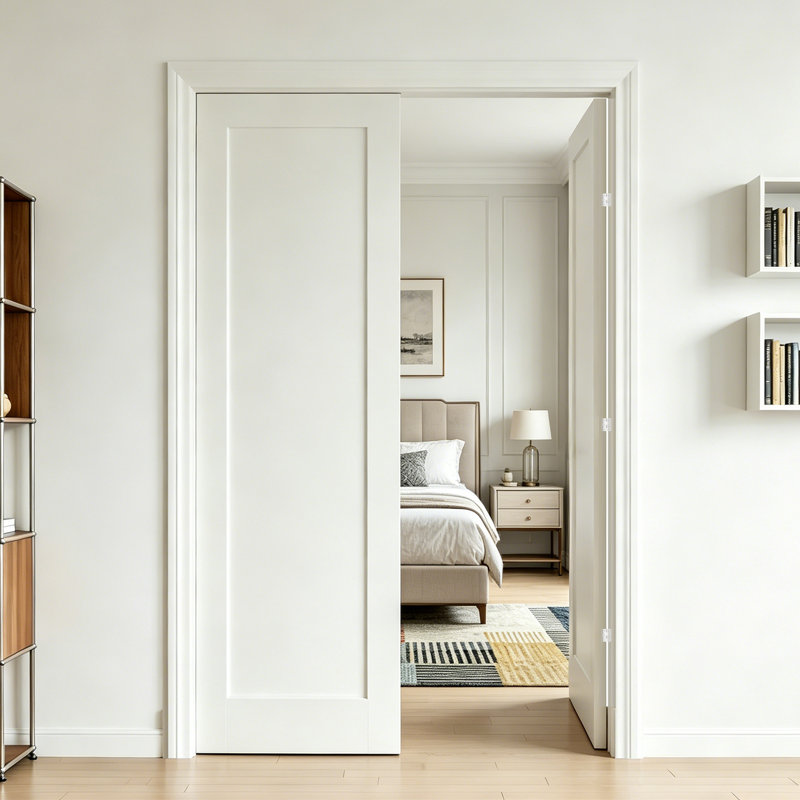 Portes intérieures Prehung Shaker Style, 60 po x 80 po
