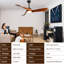 Desir 52cm Ceiling Fan with LED Lights-1676127086