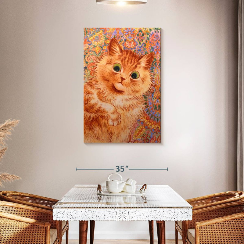 Chat roux 1931, H 45 po x l 30 po