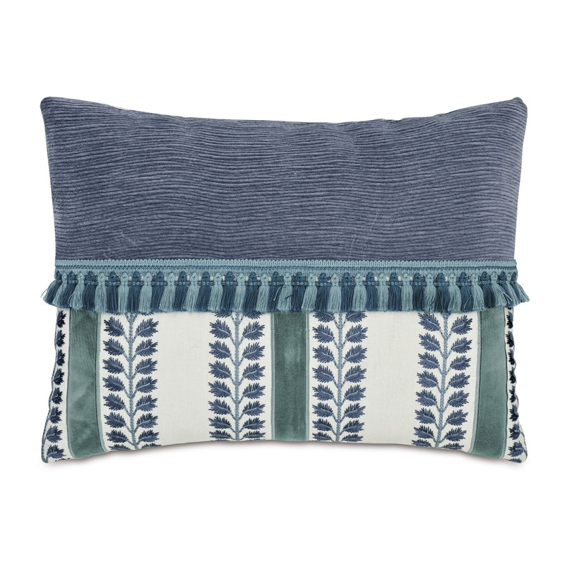 Coussin décoratif à pompons Highclere