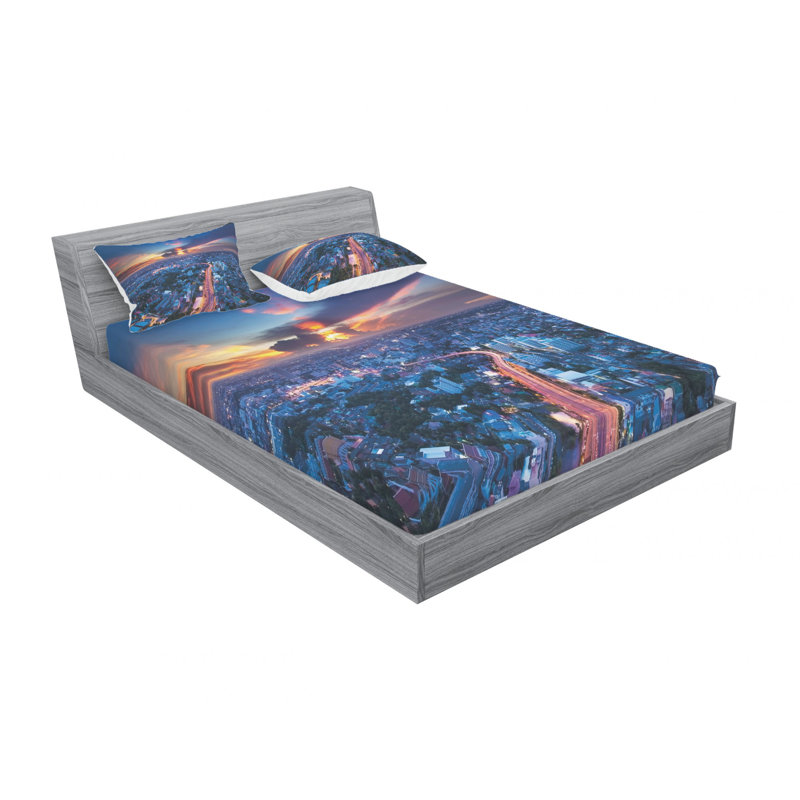 Microfiber Sheet Set, Full/Double Sheet Set with Fitted Sheet