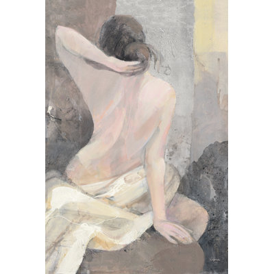 " After The Bath I Crop " by Albena Hristova Painting Print