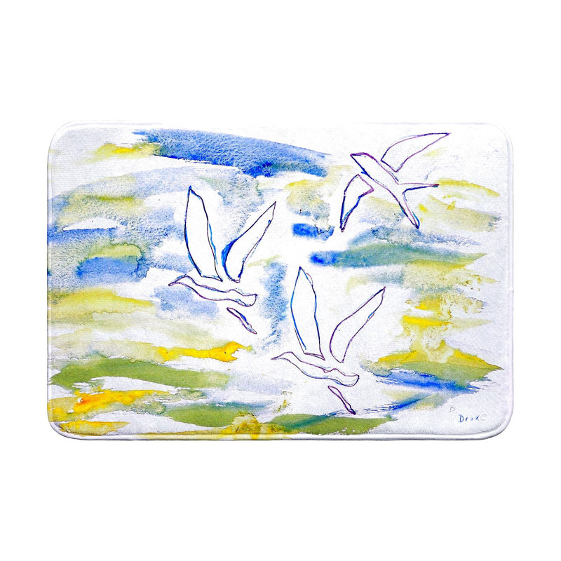 Tapis de bain Three Gulls, Simple - L 24 po x l 36 po