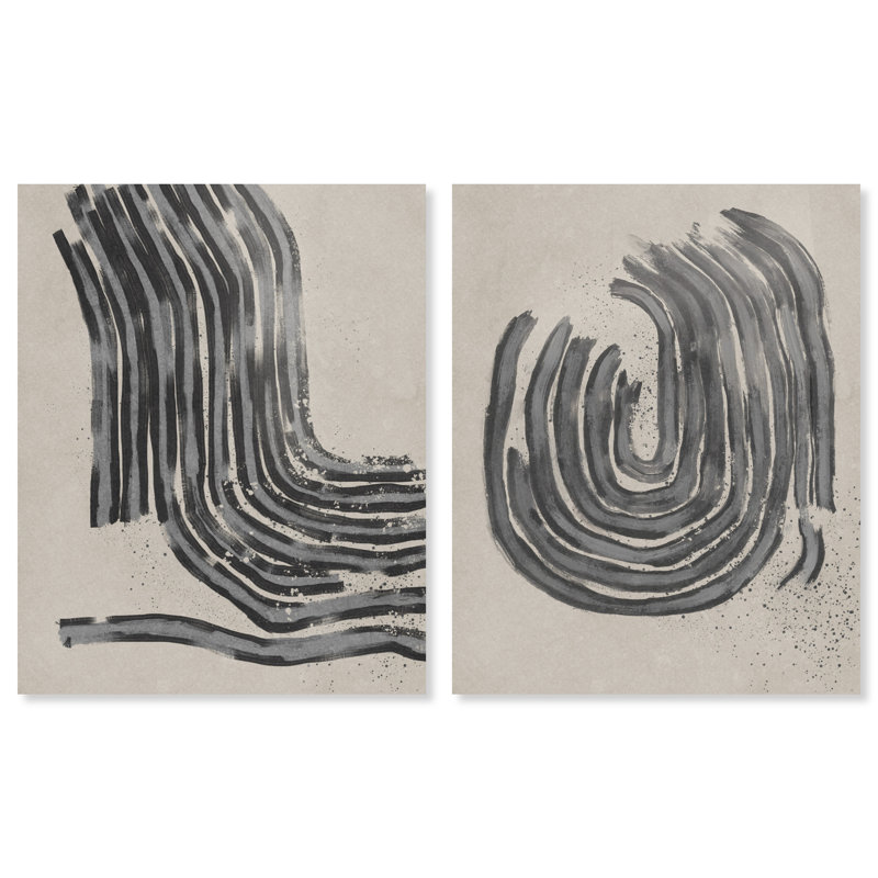 Two Spaces Set Set by Oliver Gal, 30"H x 36"W, Gallery Wrapped