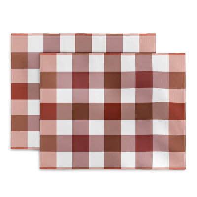 Maklin Cotton Plaid Rectangle Placemat