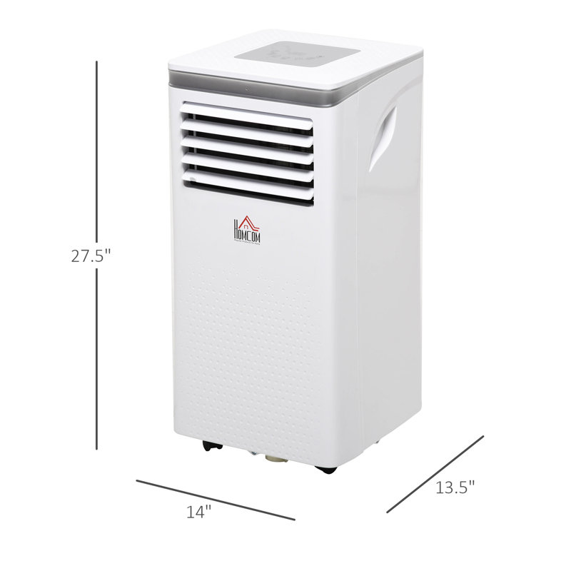 HomCom 10000 BTU Portable Air Conditioner for 194 Square Feet with Remote Included