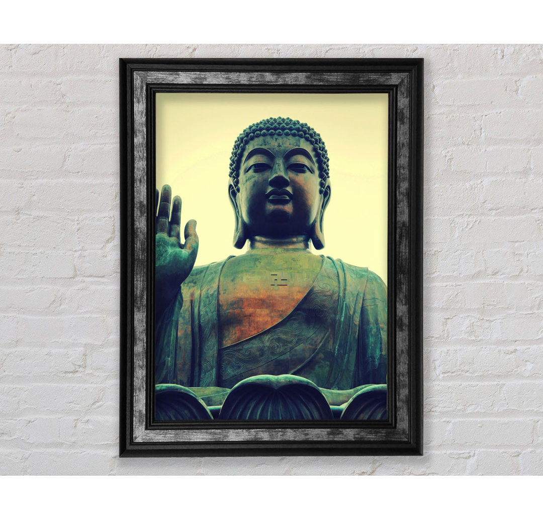 Buddha 32 Gerahmter Druck