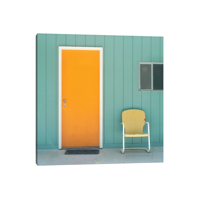 Orange Door II by Mandy Lynne - Wrapped Canvas Print, 45.72 cm H x 45.72 cm W x 3.175 cm D