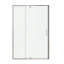 Porte de douche pivotante semi-sans cadre avec verre trempé 1/4 "-126047585-126047584