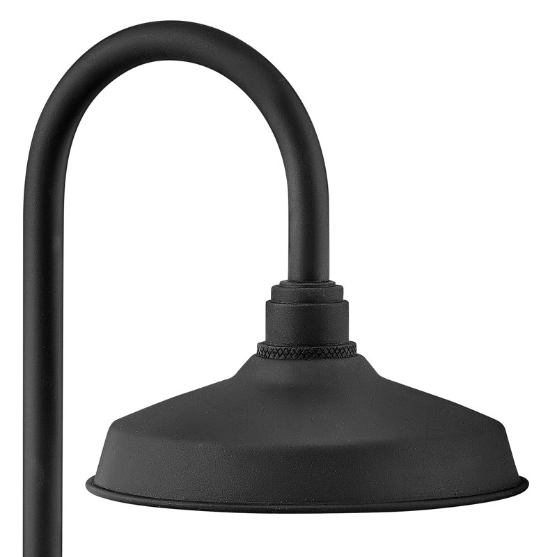 Foundry Low Voltage Plastic Pathway Light, Textured Black